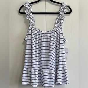 Time & Tru Peplum Top NWT